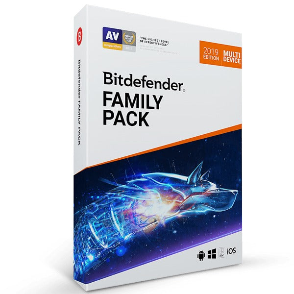 Bitdefender Family Pack Unlimited Device 2 Year (Worldwide Activation) 2019 - AntivirusSale.com