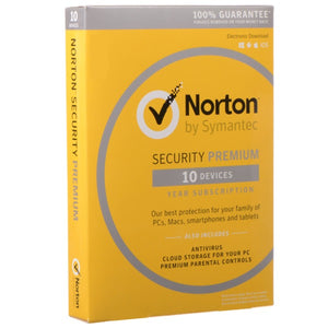 Norton Security Premium 10 Device / 1 Year EU Region Only - AntivirusSale.com