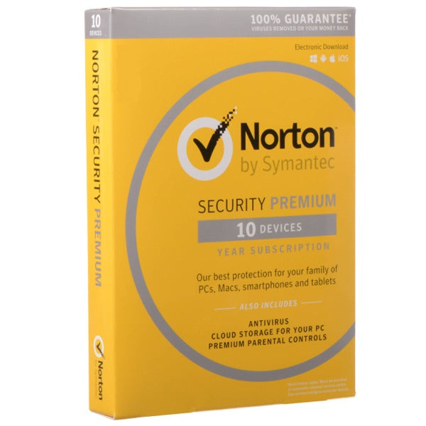 Norton Security Premium 10 Device / 1 Year EU Region Only - AntivirusSale.com
