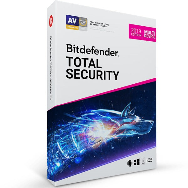 Bitdefender Total Security 5 Device / 2 Year (Worldwide Activation) 2019 - AntivirusSale.com