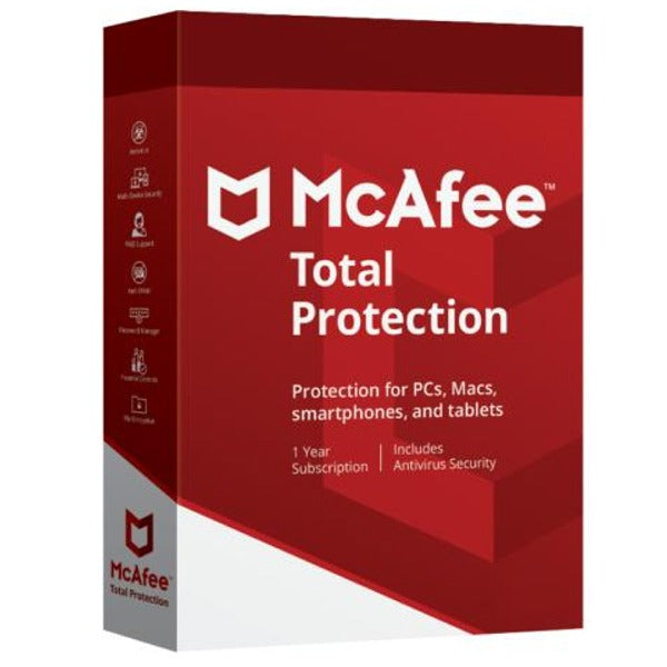 McAfee Total Protection 3 Device 1 Year Global Activation - AntivirusSale.com