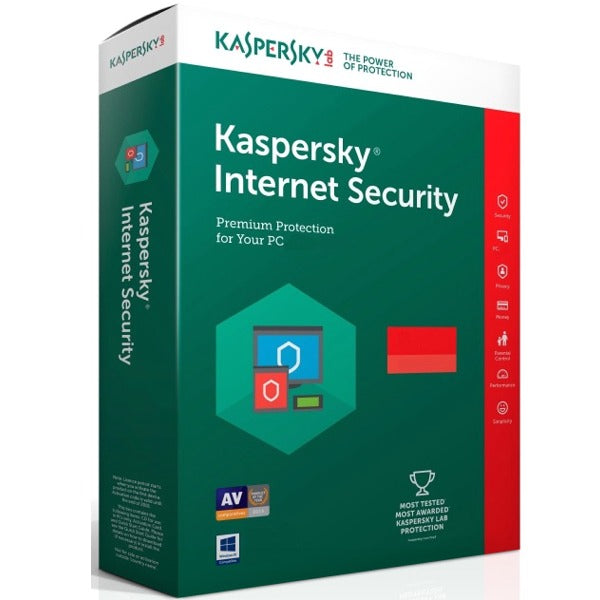 Kaspersky Internet Security 3 PC / 1 Year Global Activation Key