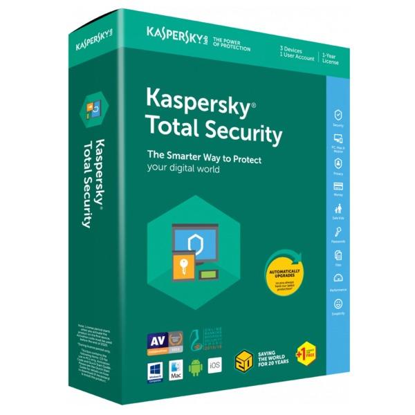 Kaspersky Total Security 5 PC/Device  1 Year Global Activation Code
