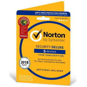 Norton Security Deluxe 5 Device / 2 Year EU Region Only - AntivirusSale.com