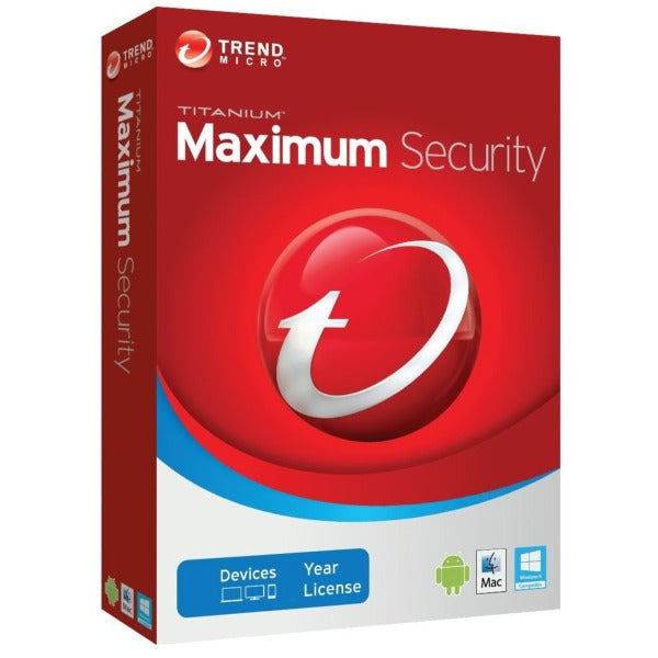 Trend Micro Maximum Security 5 Devices 3 Years - AntivirusSale.com