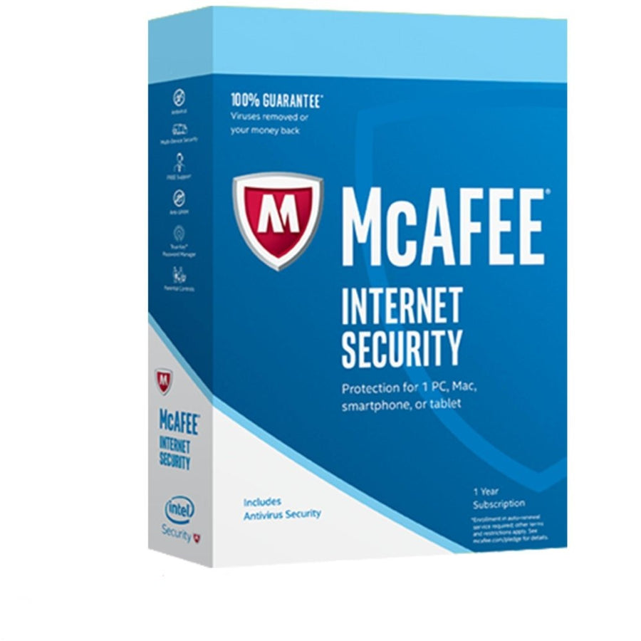 McAfee Internet Security 1 PC 3 YEAR - AntivirusSale.com