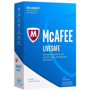 McAfee LiveSafe Unlimited PC 1 Year Global Activation